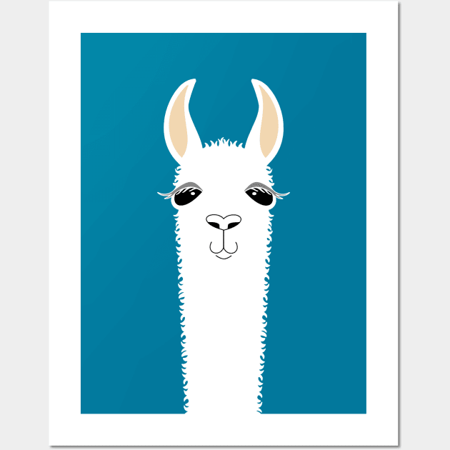 LLAMA PORTRAIT #10 Wall Art by JeanGregoryEvans1